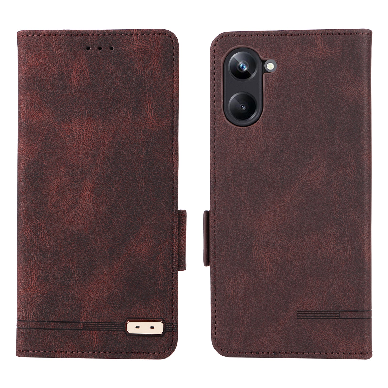 For Realme 10 Pro 5G Hardware Decor Dual Magnetic Clasp Anti-scratch Phone Cover Wallet Stand Anti-drop PU Leather Phone Case For Realme 10 Pro 5G Hardware Decor Dual Magnetic Clasp Anti-scratch Phone Cover Wallet Stand Anti-drop PU Leather Phone Case